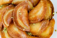 Sweet Atayef Pancakes with Creamy Ashta