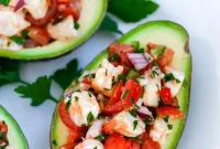 Shrimp Avocado Boats