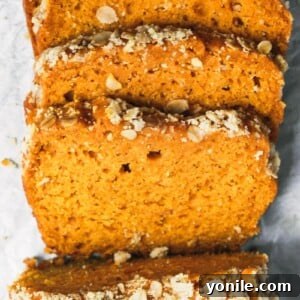 Easy Pumpkin Bread with Streusel Topping