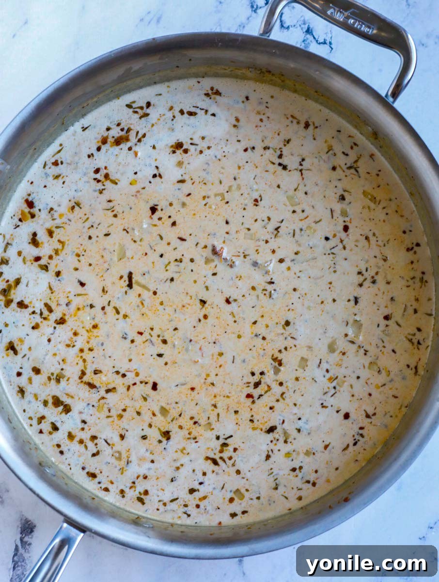 Cream in a pot. 