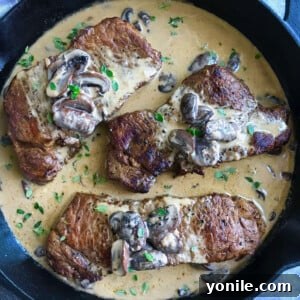 Creamy Mushroom Steak Sauce