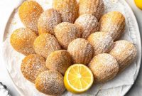Zesty Lemon French Madeleines
