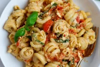 Roasted Feta Tomato Pasta