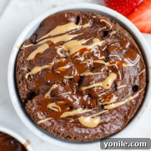 Chocolate peanut butter baked oats.