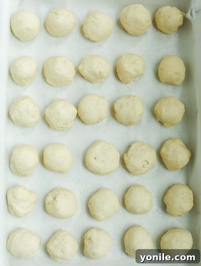 Hand held meat pie dough rolled out into small dough balls.