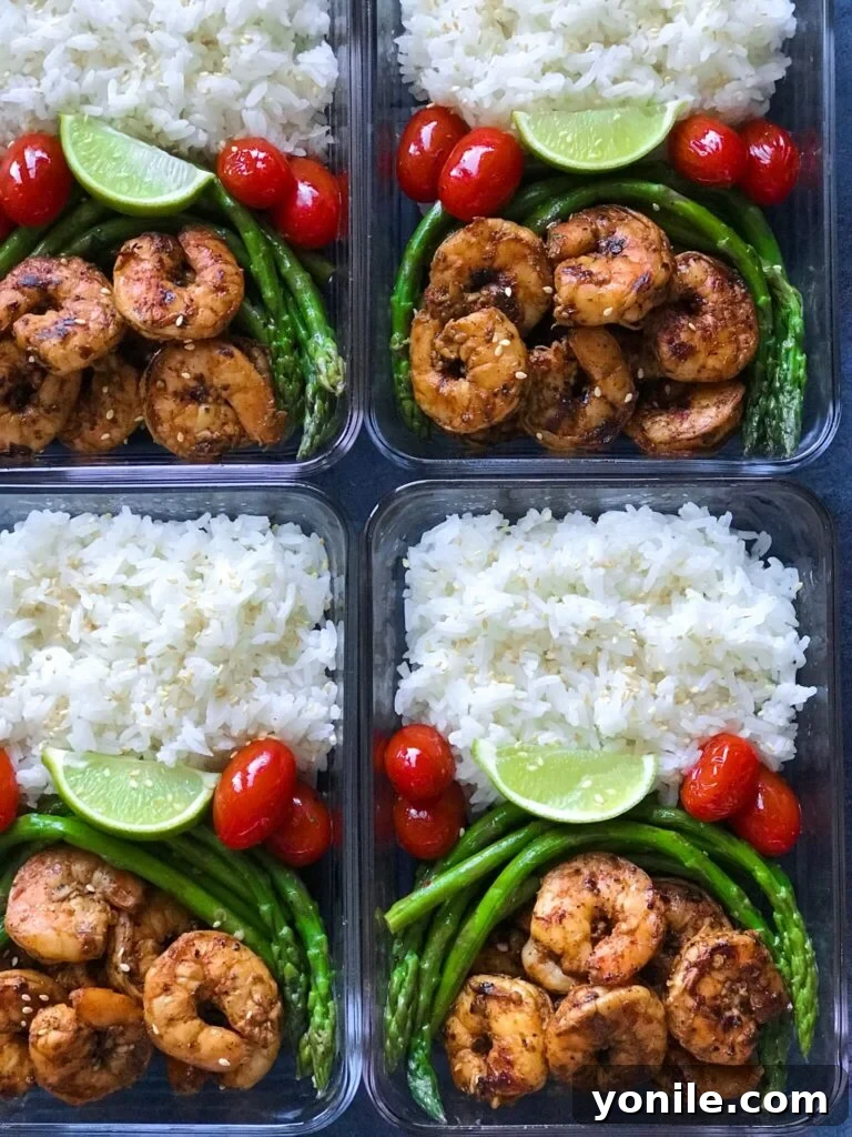 Spicy Shrimp Bowls for Effortless Weekdays 2 Blackened Shrimp Meal Prep