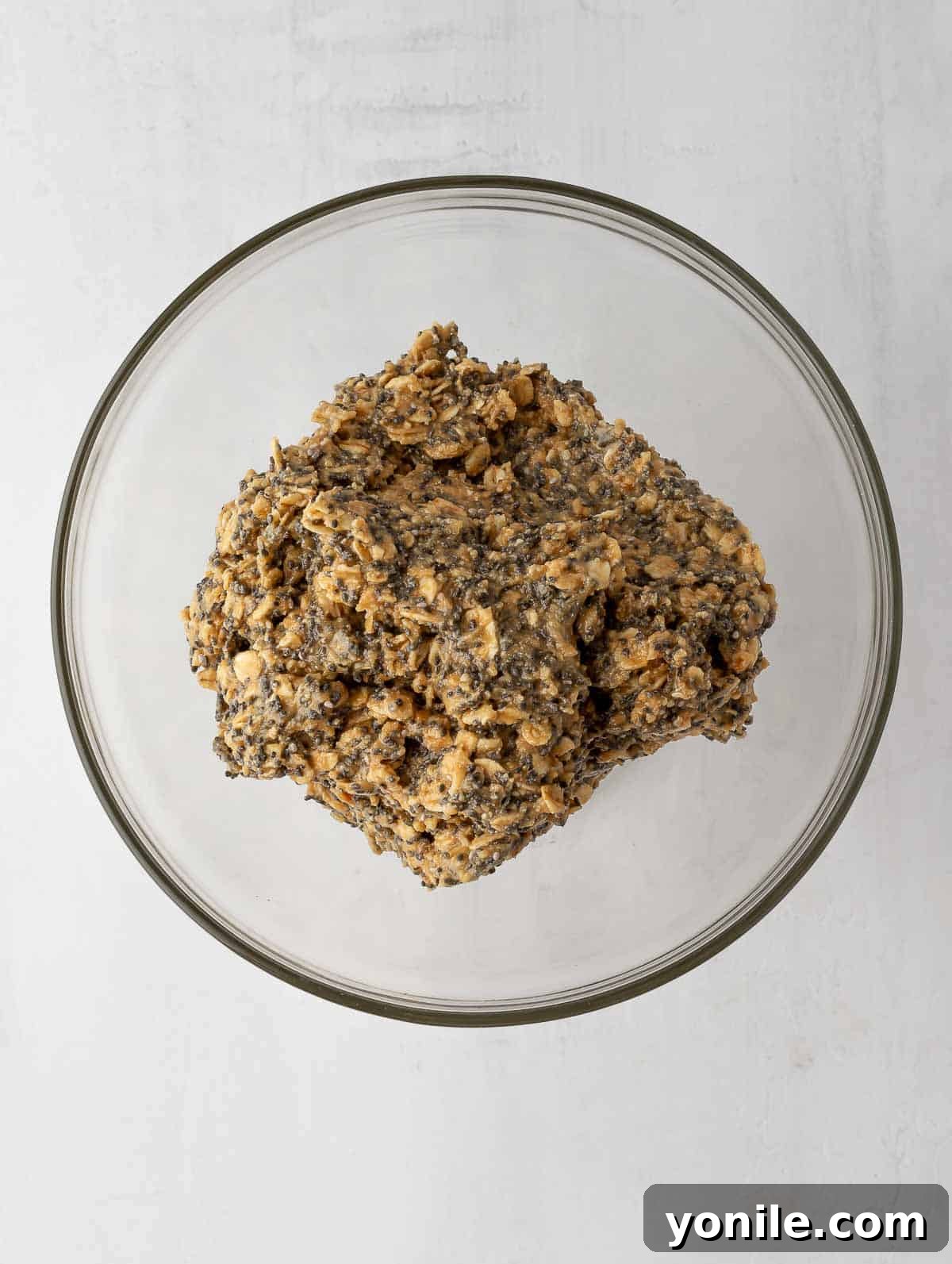 Vanilla Fuel Bites 5 energy bite mixture mixed in a bowl