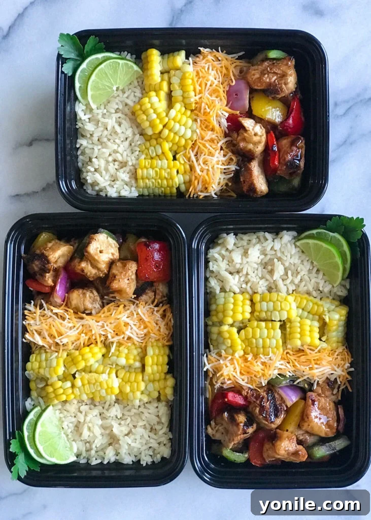 Delicious Teriyaki Chicken Skewers Ready to Serve