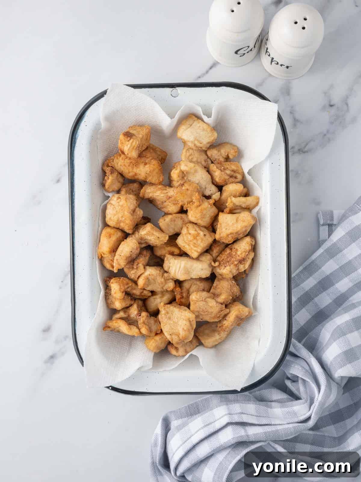 Golden Salt and Pepper Chicken 5 Crispy chicken for chinese chicken recipe.