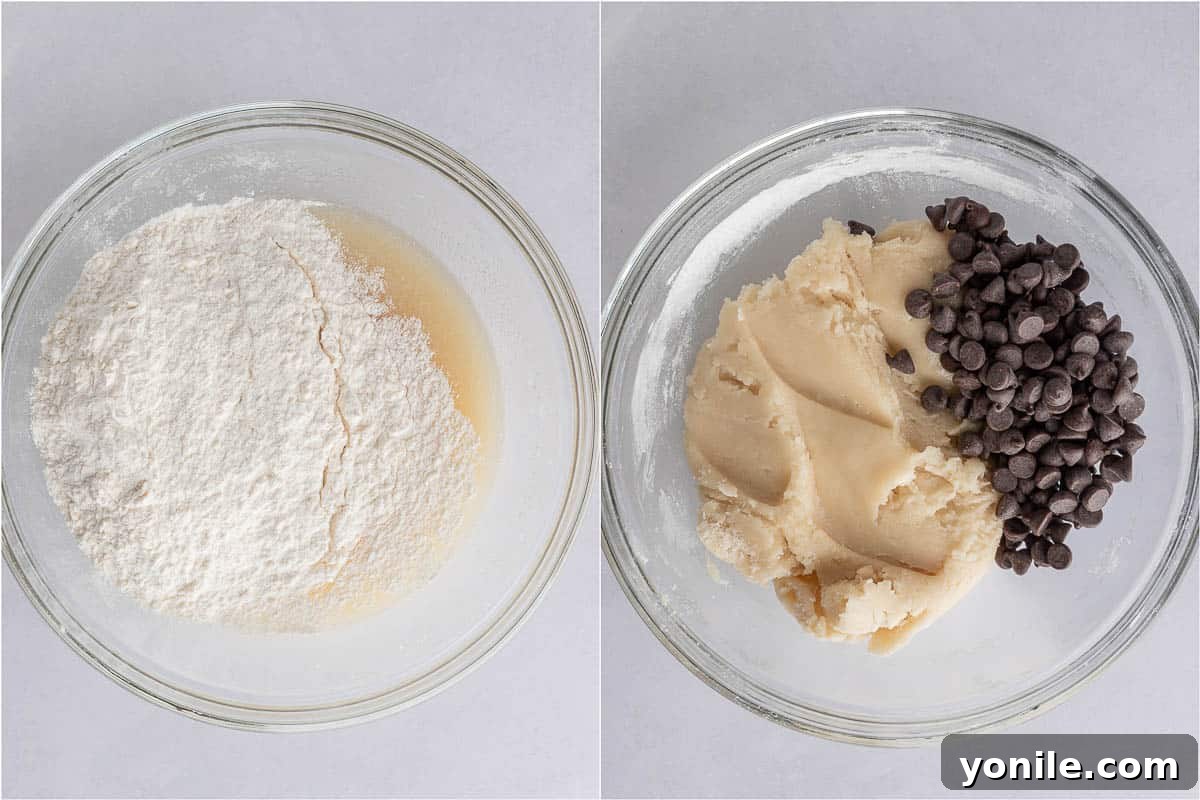 How to make eggless cookie dough.