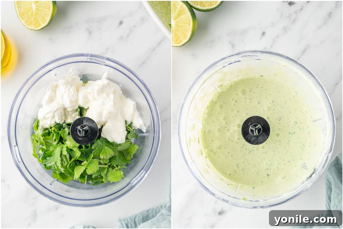 Fiesta Chicken Salad 5 How to make cilantro lime salad dressing.