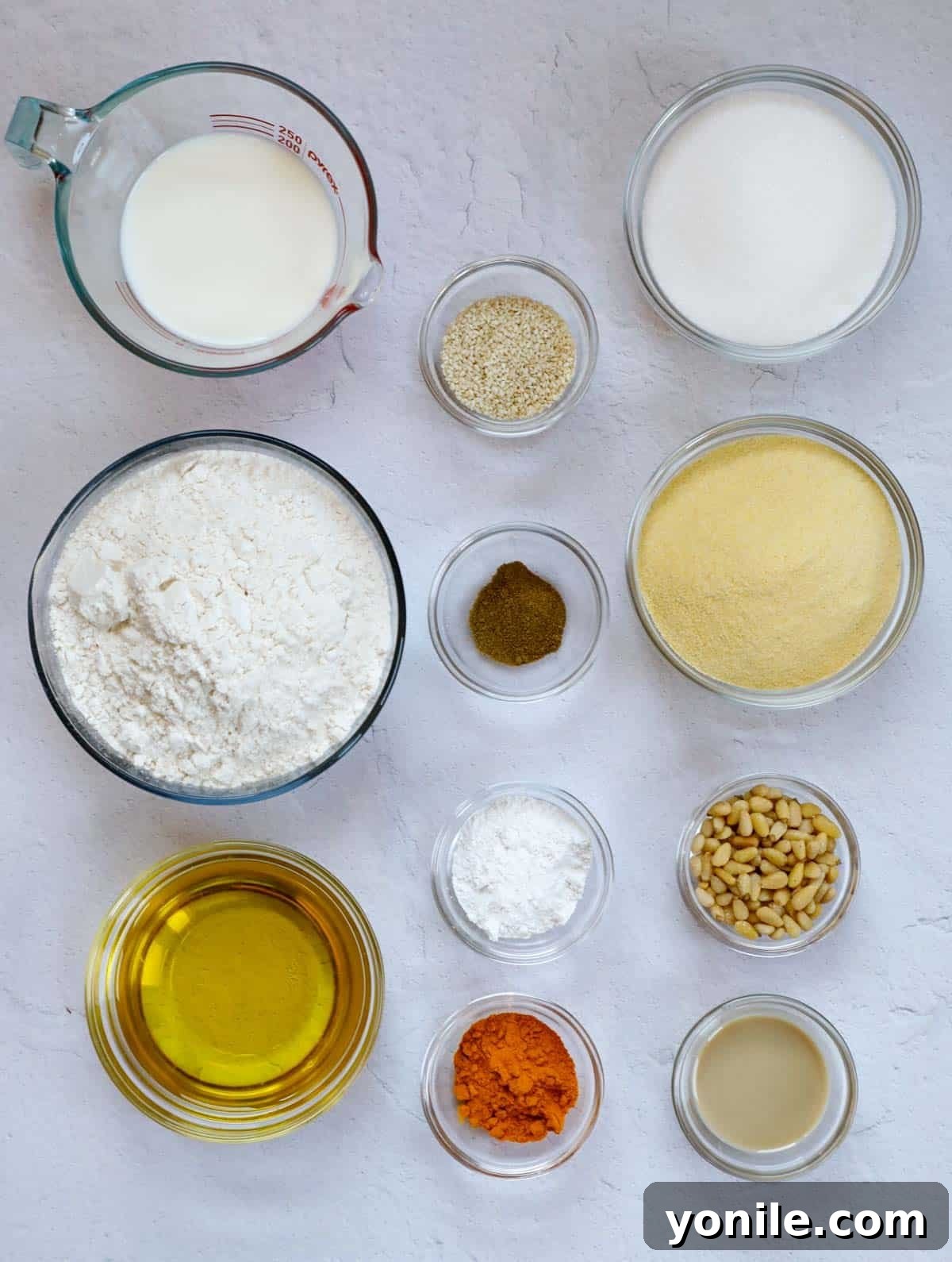 Sfouf recipe ingredients.