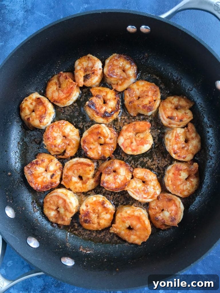 Fiesta Creamy Shrimp Pasta 3 Southwest shrimp perfectly cooked and seasoned
