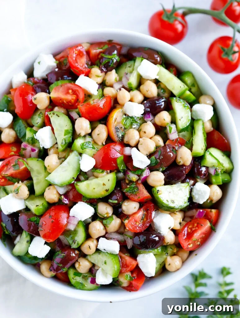 Greek Chickpea Salad