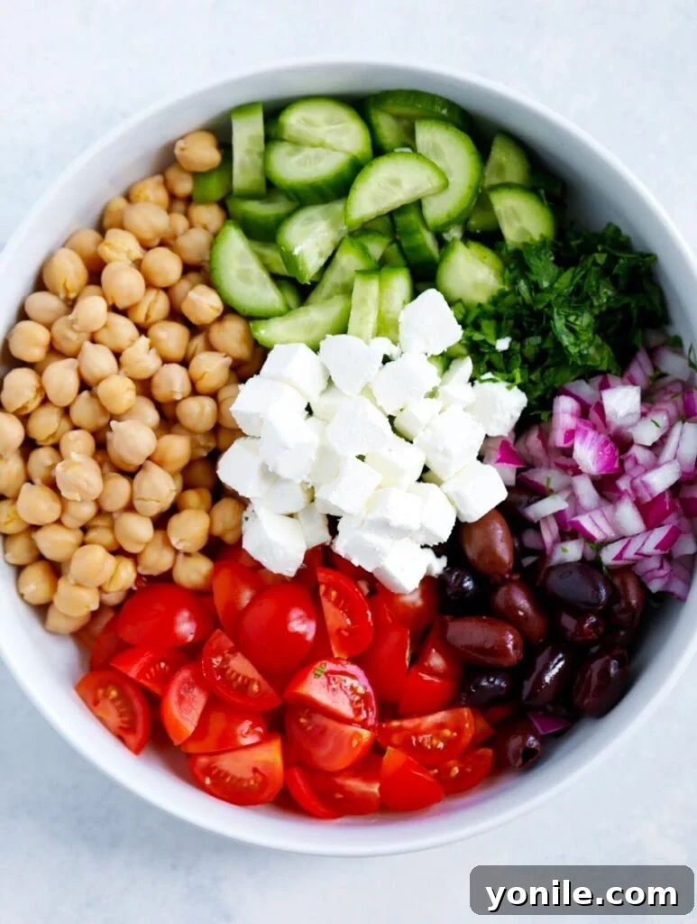 ingredients for greek salad