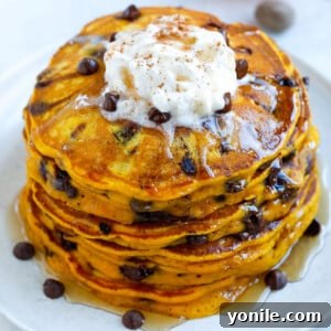 Decadent Spiced Pumpkin Chocolate Chip Flapjacks 4 Pumpkin Chocolate Chip Pancakes Recipe