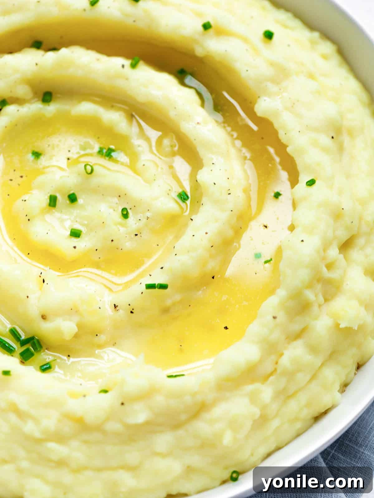 Effortless Velvety Mash 3 close up shot of the easy mashed potatoes recipe
