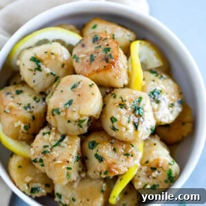 Lemon Garlic Butter Scallops