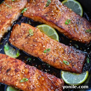 Spicy Honey Garlic Salmon fillets