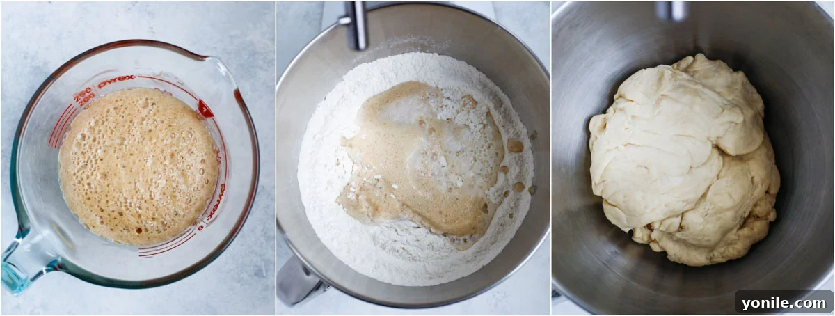 Traditional Lebanese Spinach Pies 5 spinach pie dough mixture shown in bowl