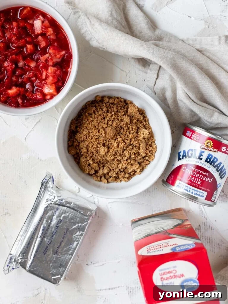 Velvety Strawberry Cheesecake Delight 3 ingredients for Strawberry Cheesecake Ice Cream