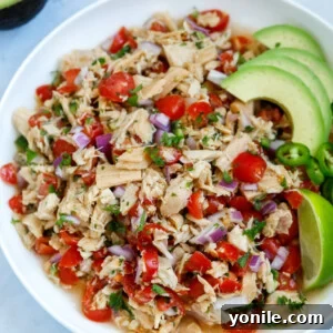 Tuna ceviche served on a plate
