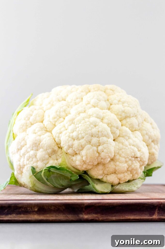 Effortless Cauliflower Prep 3 whole cauliflower